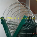 Anti Climb Security Airport Fence with Razor Barbed Wire Top